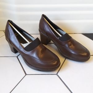 NIB Dansko Noleen Kahlua Leather Brown Shoes Notting Hill Collectio Womens 37 EU